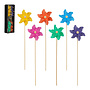 Garden stake deco windmill 6 ass. display FSC mix