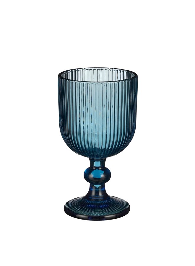 Merlot wineglass blue