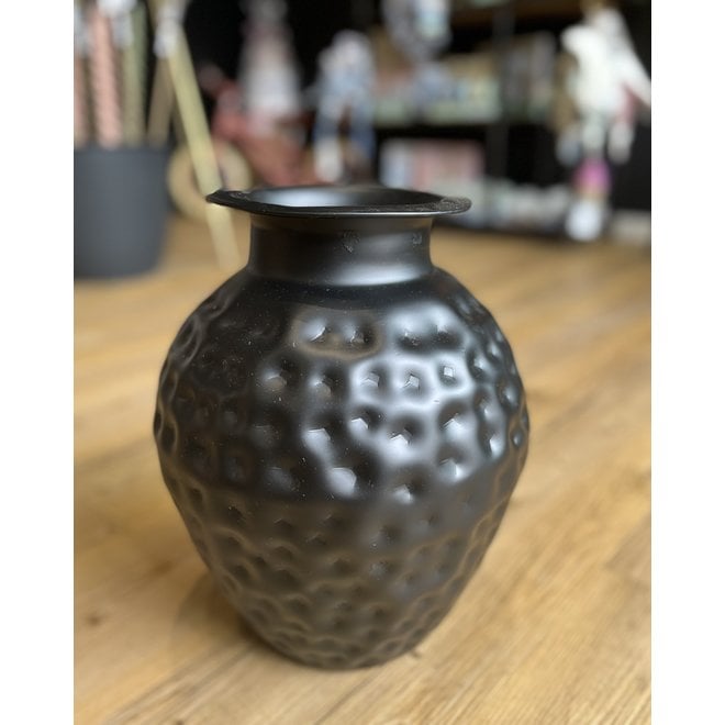Vase Alu/Black 24x24x31