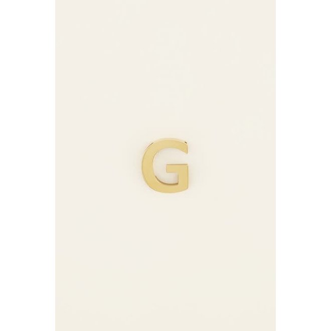 G Initial voor bohemian armband goudkleurig