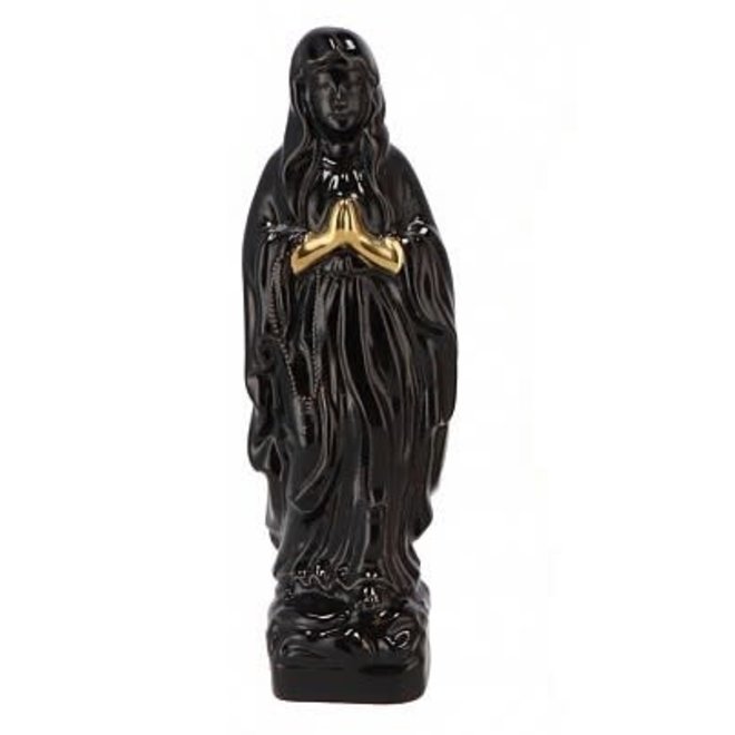 Maria icon vase zwart 7x6x20cm