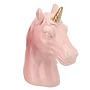 Unicorn vase light pink16x9x21cm