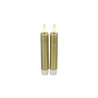 LED Kaars Diner Ø2,2CM Lyon S s2 goud-2x2x15CM