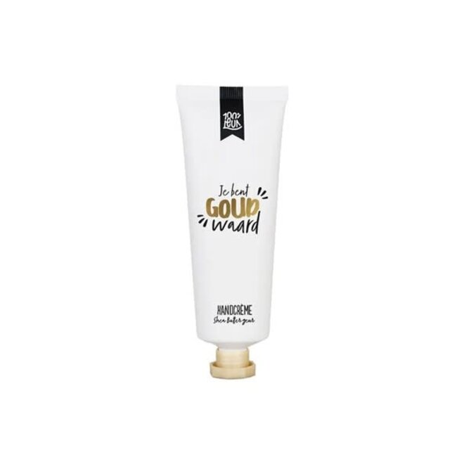 Handcrème tube 75ML – Je bent goud waard