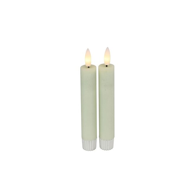 LED Kaars Diner Ø2,2CM Lyon S s2 crème-2x2x15CM