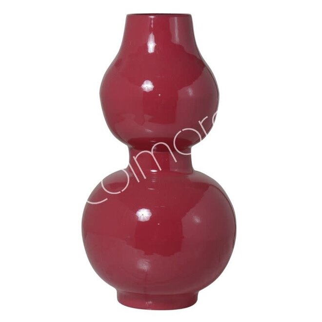 Vaas Fuchsia geglazuurd 21X21X35