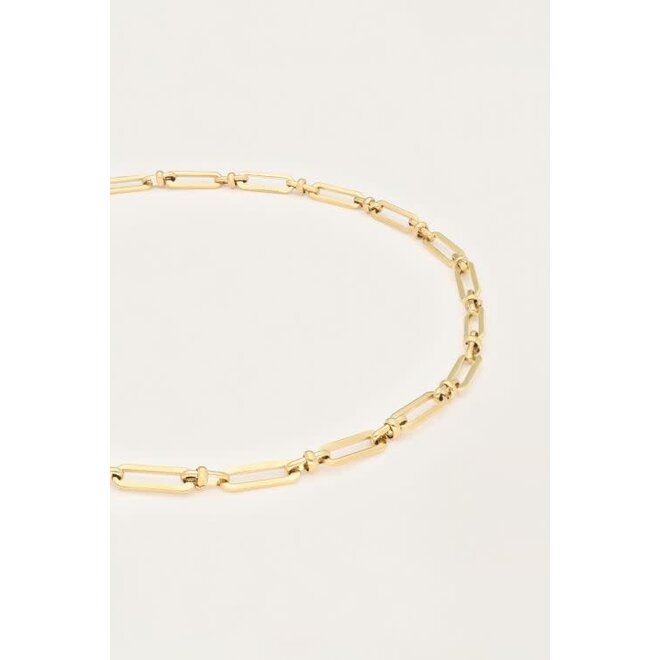 Love minimalistische schakelketting