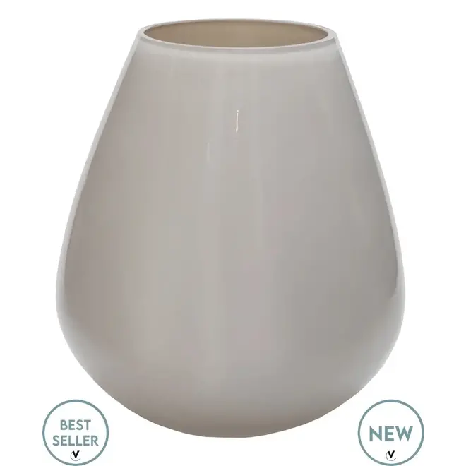 Tasman S ivory Ø18 x H20cm