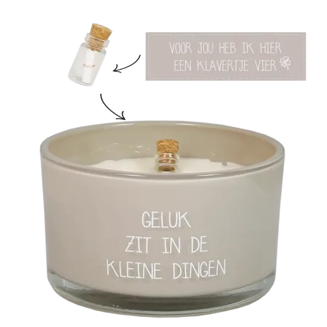 Flessenpost - Geluk zit in de kleine dingen - FIG'S DELIGHT