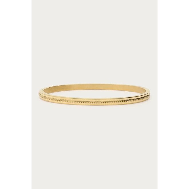 Midnight bangle met structuur