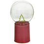 Kerstboom Ornament LED Glas Roze 10x10x17cm