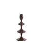 Candle stick Ø10x27 cm VIREEN dark brown