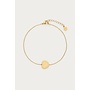Love armband met hartvormige bedel Goudkleurig