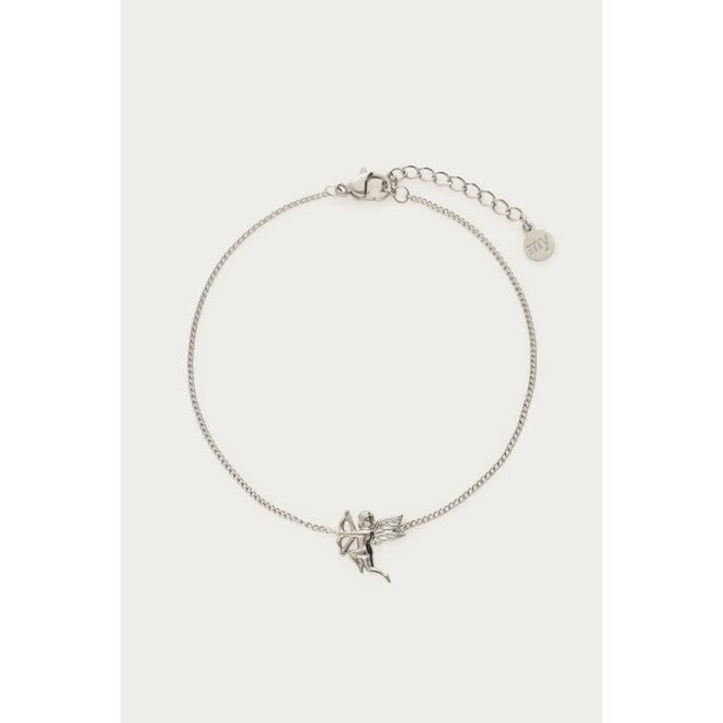 Love armband Cupido Zilverkleurig