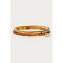 Bruine dunne bangle set