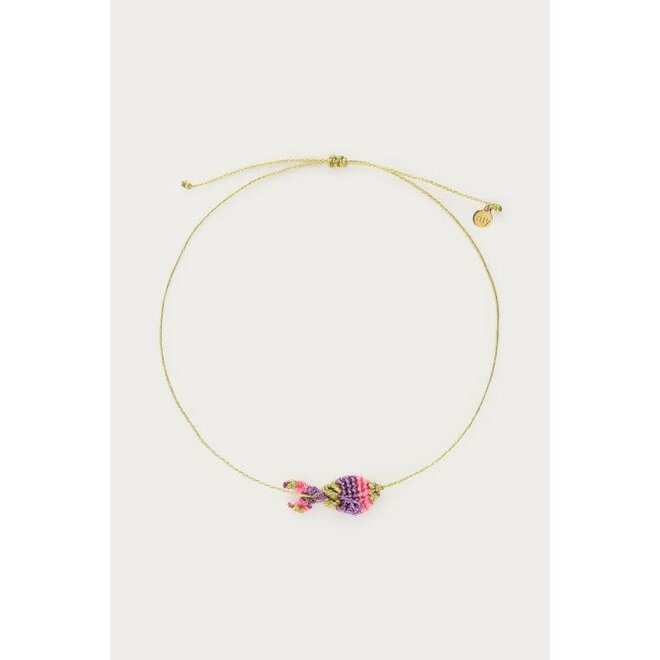 Enkelband met multikleur vis