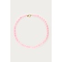 Licht roze kralenketting