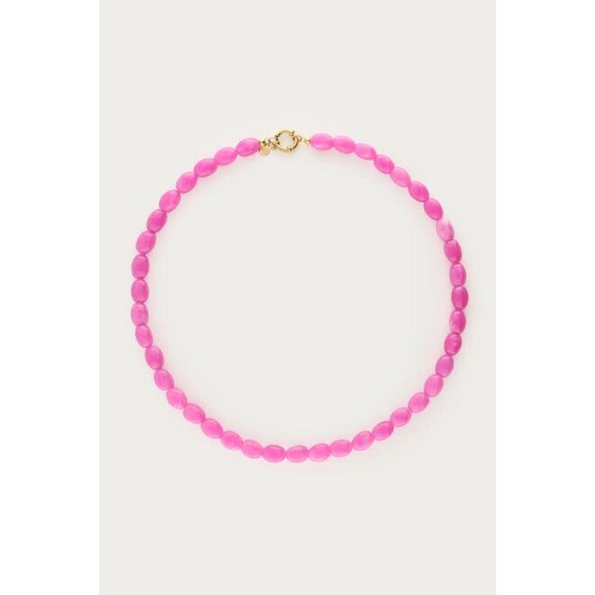 Fuchsia kralenketting