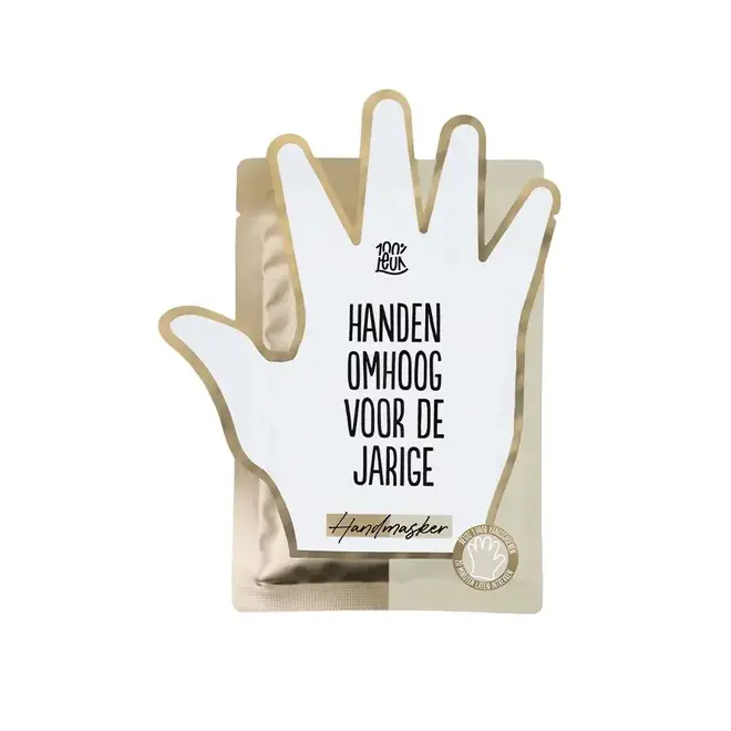 Handmasker – Handen omhoog voor de jarige