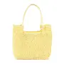 Strandtas shopper licht geel