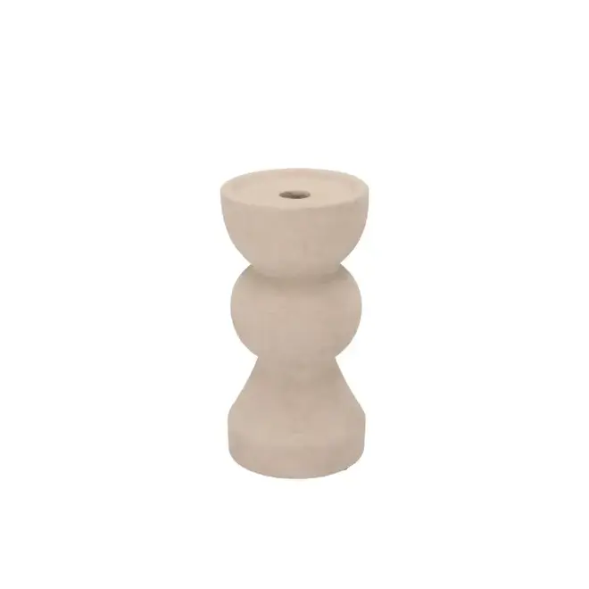 Florence sand candle h bulb 11x11x21cm