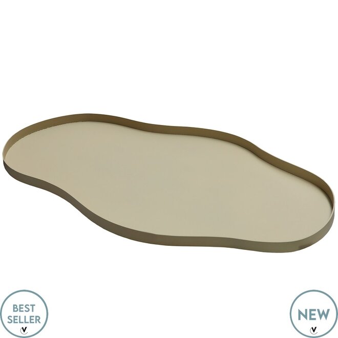 Dienblad Bauru M beige L66 x B37.5 x H2 cm