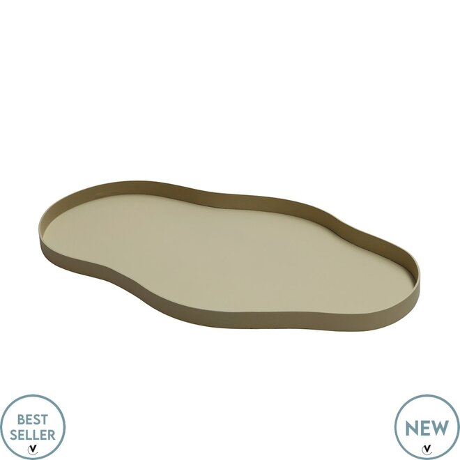 Dienblad Bauru S beige L44 x B25 x H2 cm