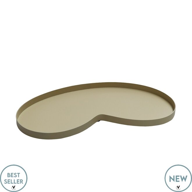 Dienblad Villeta S beige L45 x B24 x H2 cm