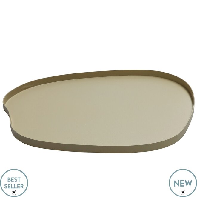 Dienblad Bariri M beige L50 x B40 x H2 cm