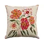 Cushion ASTER handwoven 50x50cm cream multicolor