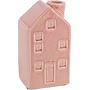 Aardewerk huisje pink 9x6,5x16cm