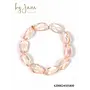By Jam Kralen armband transparant peach