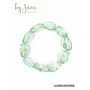 By Jam Kralen armband transparant licht groen