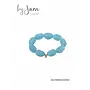 By Jam Kralen armband licht blauw