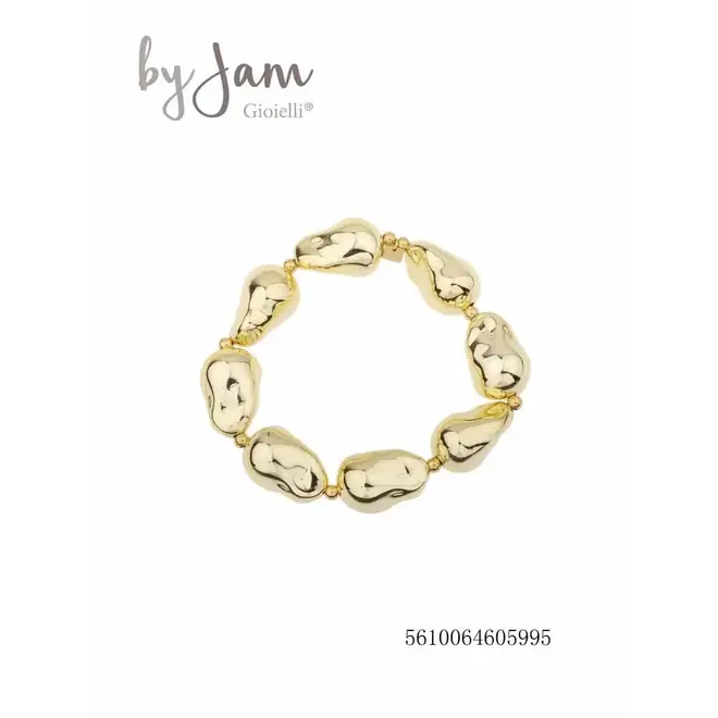 By Jam Kralen armband goudkleurig