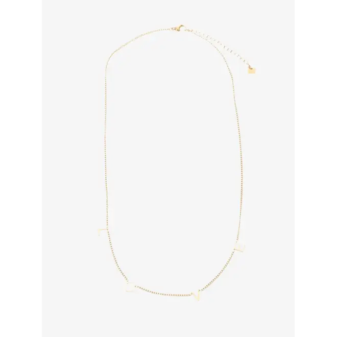 By Jam Gioielli Ketting met love letters