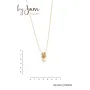 By Jam Gioielli Ketting met bloem en gekleurde kralen