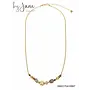 By Jam Gioielli Ketting bruine kralen