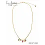 By Jam Gioielli Ketting met bolletjes en gekleurde stenen