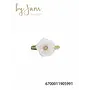 By Jam Ring met witte bloem groot