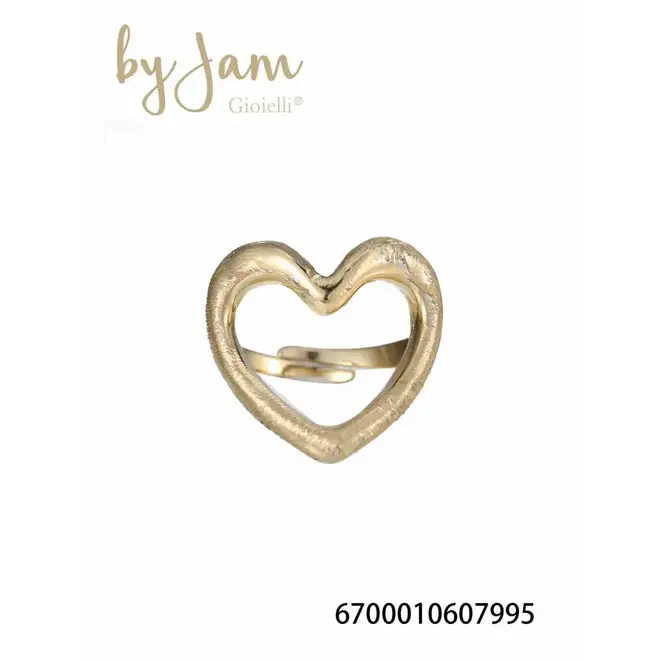 By Jam Ring statement met open hart