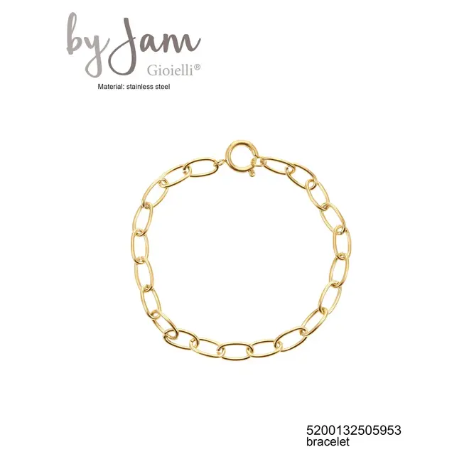 By Jam Armband met ovale schakels