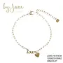 By Jam Armband met love en hart bedel