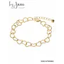 By Jam Armband met hartjes schakels