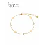 By Ja Armband met steentjes en hartjes