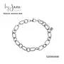 By Jam armband met verschillende schakels zilver
