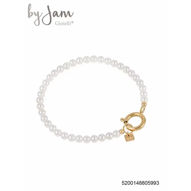 By Jam armband parels met slot