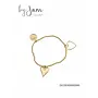 By Jam armband elastiek met drie harten