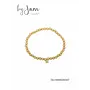 By Jam armband elastiek met bolletjes