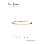 By Jam armband goud en multicolor draad